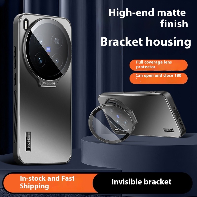 Bảo vệ ống kính máy ảnh Giá đỡ vô hình Ốp điện thoại mờ cho VIVO X300 Pro X300 X200 Ultra X200 X100 