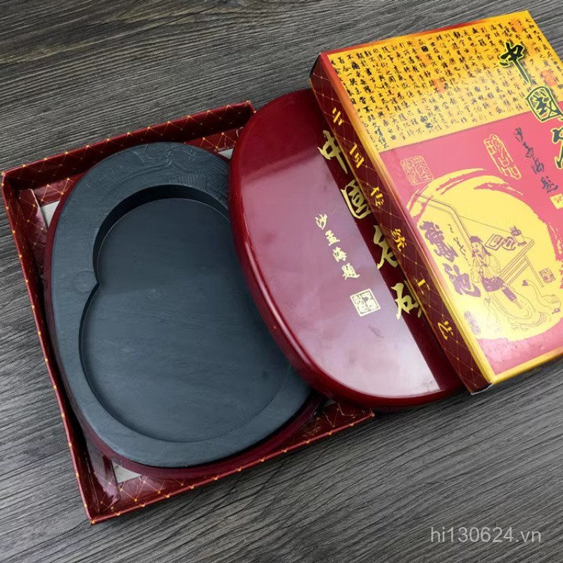 Inch 27cm Inkstone Bàn 6 Sử Dụng Vật Dụng Thư Pháp Nổi Tiếng Inkstone Ribbed 7 Trung Quốc Inkstone T