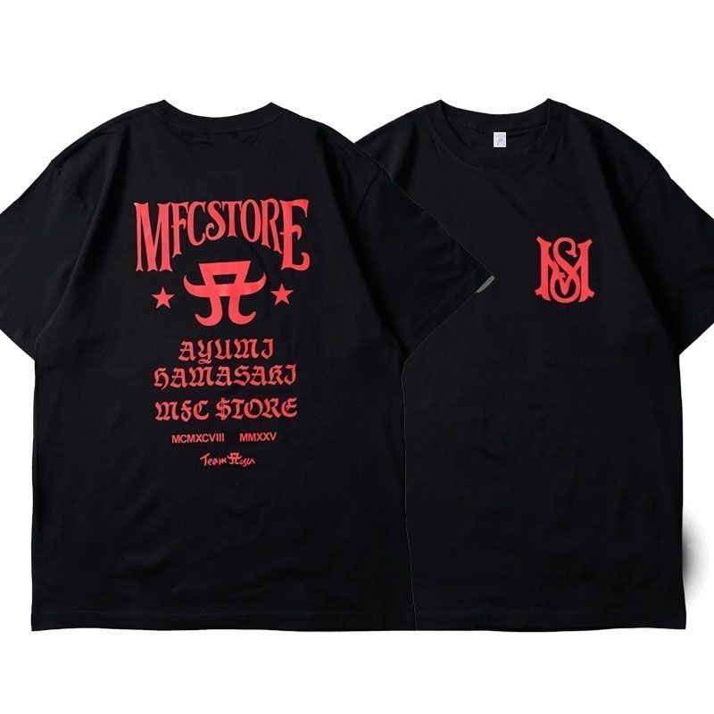 Ao Thun Tay Ngắn Nam Nữ Liveshow Ayumi Hamasaki 2025 tại Đài Bắc