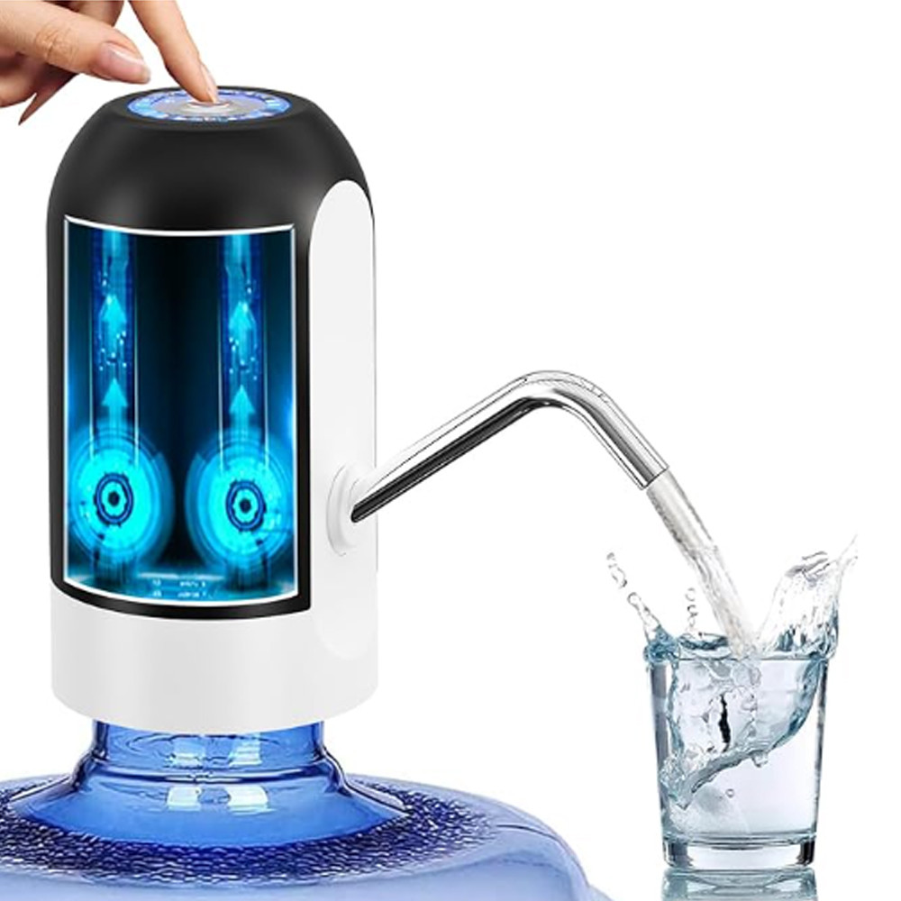 Rechargeable electric bottled water pump, portable outdoor electric suction bucket pump