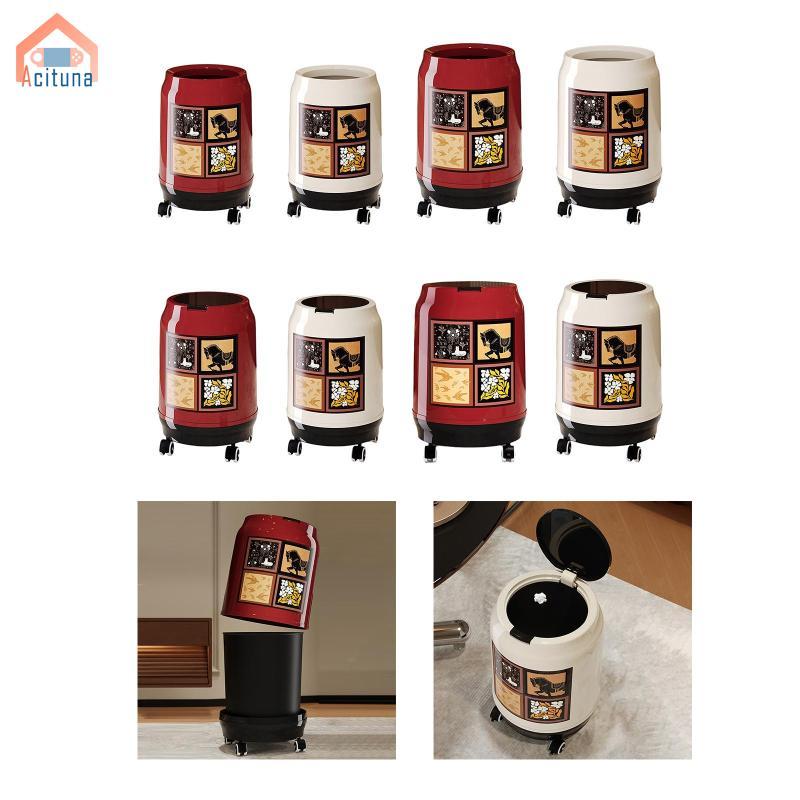Thùng rác có bánh xe Thùng rác Thùng đựng rác Thùng rác Thùng rác Hộp đựng rác cho nhà bếp Vanity Nh