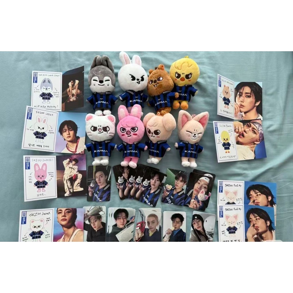 Album trẻ em của Kpop Idol Stray KARMA SKZOO Ver. Bộ hộp (Tùy chọn búp bê, Thẻ ngẫu nhiên)