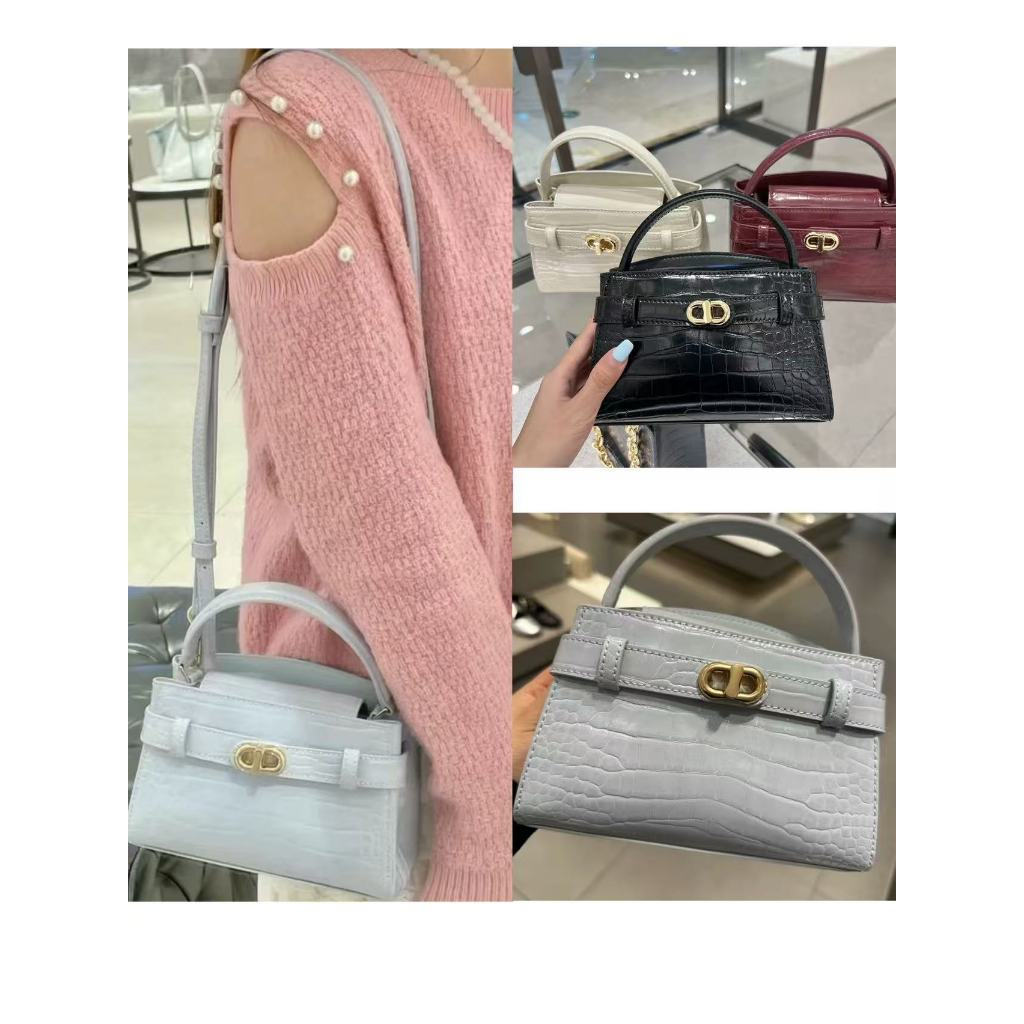 50270880 Túi xách in hình cá sấu Túi Kelly Túi đeo chéo nữ