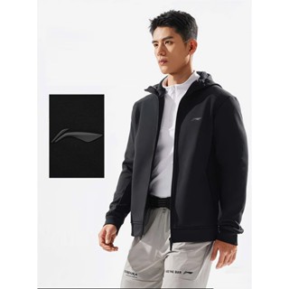  Áo Khoác Nỉ Lót Bông Nam LINING AWDU577 Chính Hãng 