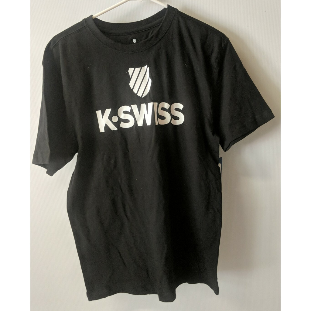 Áo thun in Logo cổ điển K-Swiss 100% Cotton Hàng có sẵn