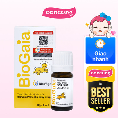 Men vi sinh Biogaia Protectis Baby Drops 5ml - concung