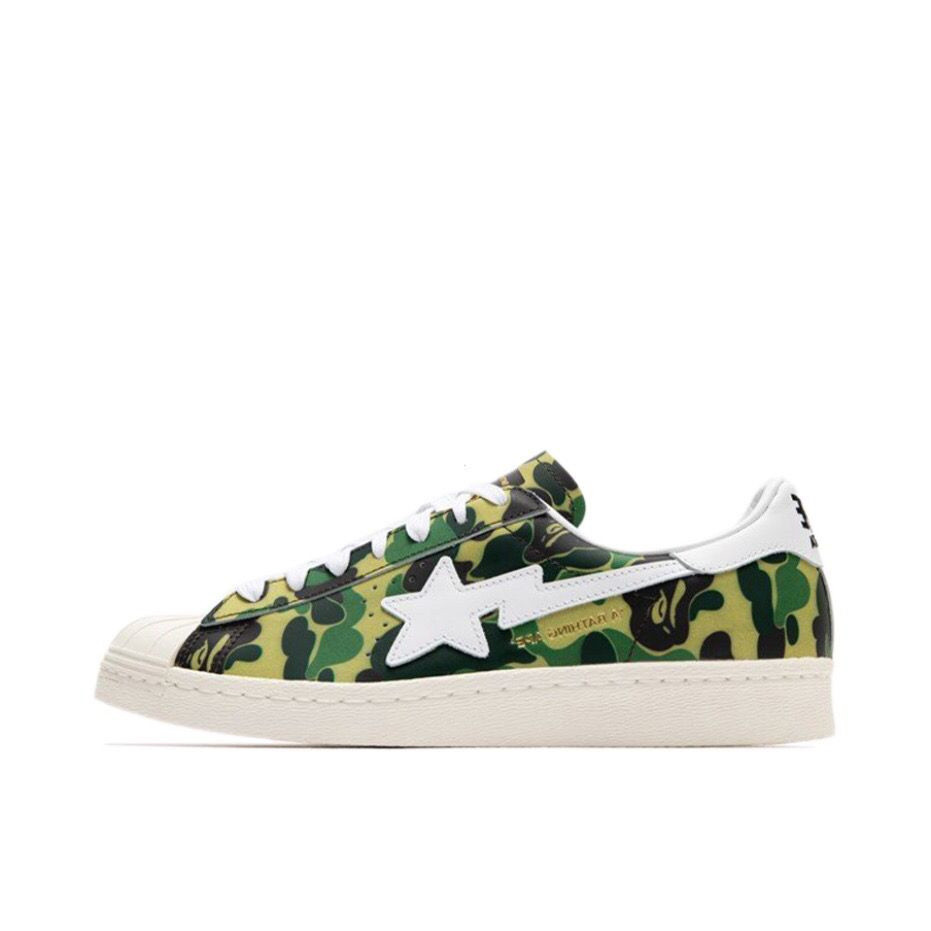 BAPE X ad5210 Original Superstar 80S 2023 Phong Cách Mới Đầu Vỏ Chạy Giày Thể Thao Thời Trang Ngoài 
