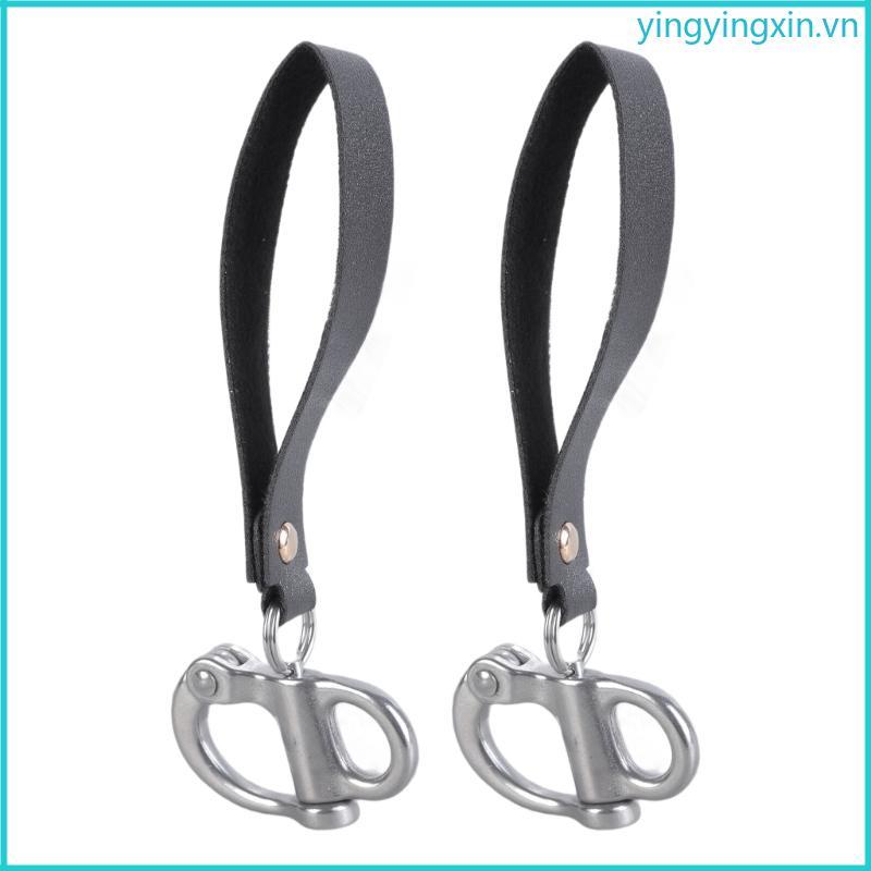 YIN 2 Cái SCBA Quick Release Clip Quick Release Snap Shackle có tay cầm bằng da