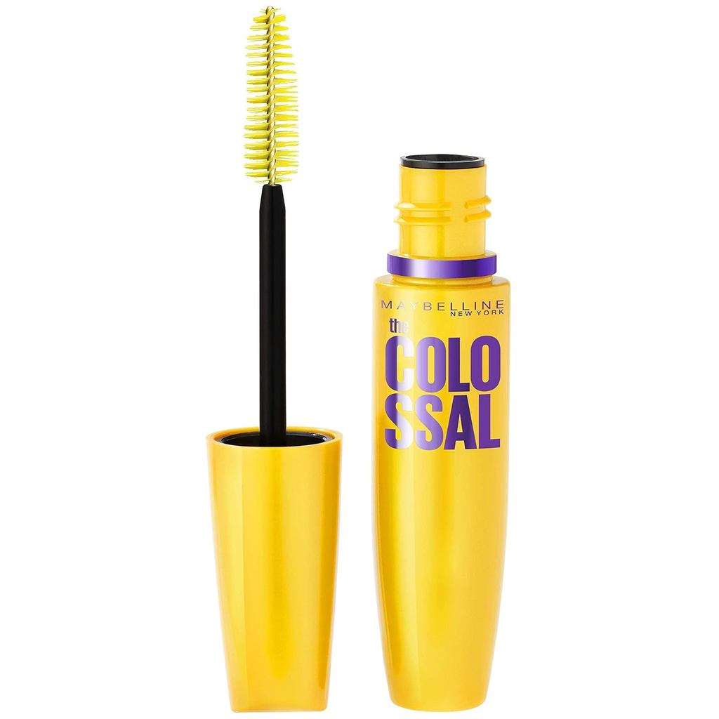 Maybelline Volum 'Express Colossal Wash Mascara Trang điểm, Volumizing, Glam Black, 1 Count VPF7
