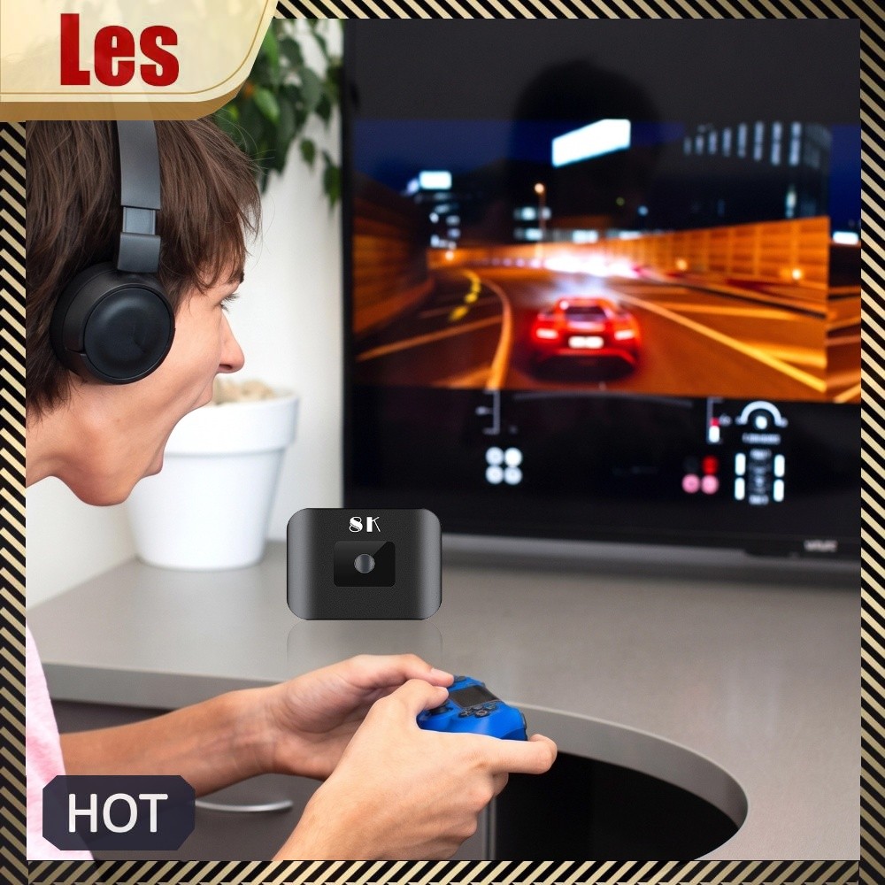 Bộ chia công tắc tương thích HDMI 8K60HZ / 4K120HZ Công tắc hai chiều tương thích HDMI cho PS 5 / 4 