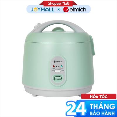 Nồi Cơm Điện Elmich RCE9132 1.8L 700W, Hàng Chính Hãng, 2 Chức Năng Nấu, Phím Nhấn Cơ - JoyMall