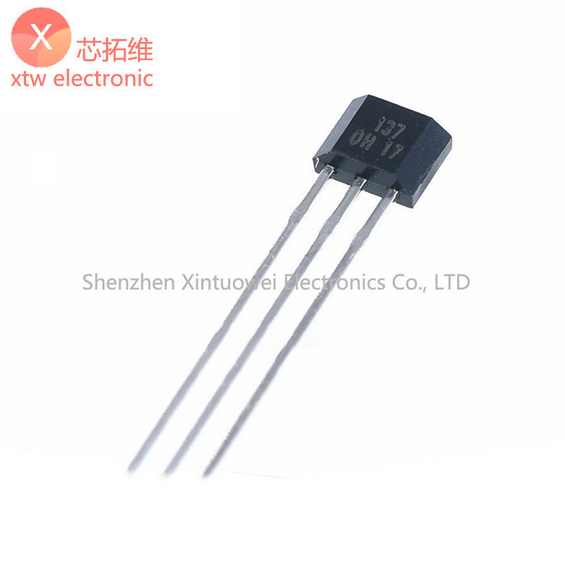 (5 Cái) OH137 Bộ phận chuyển đổi cảm biến Hall đơn cực OH137 TO-92UA