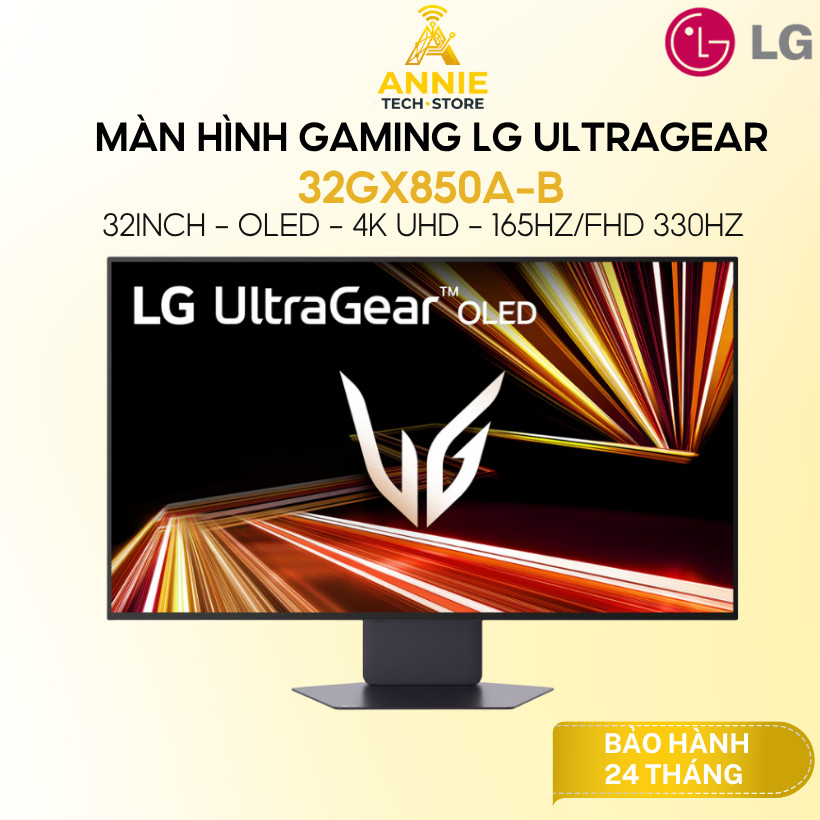 Màn hình gaming LG UltraGear GX8 32GX850A-B (32inch - OLED - 4K UHD - 165Hz/FHD 330Hz) - Chính Hãng