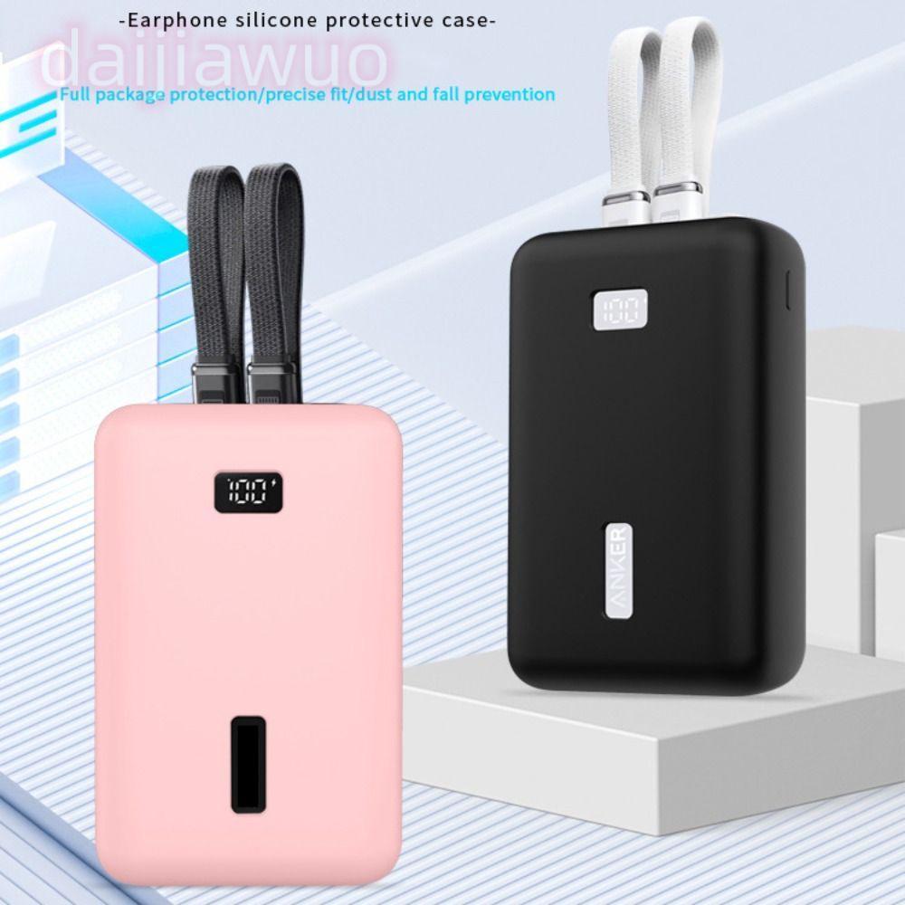 Bảo vệ bộ sạc di động DAIJI, Túi đựng silicon chống sốc, Vỏ bảo vệ toàn diện chống rơi mềm a1681 cho