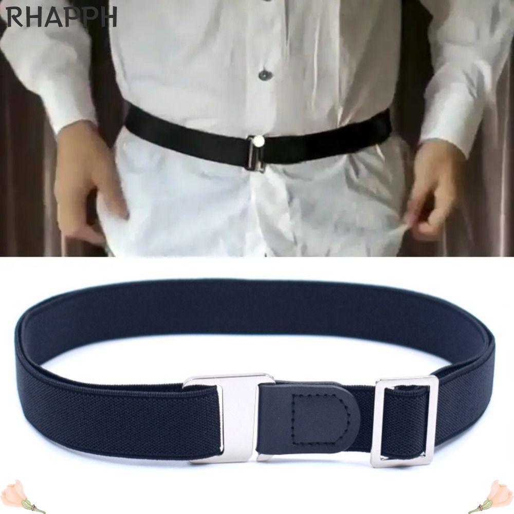 Dây đeo giữ áo RHAPPH, Áo sơ mi chống nhăn chống trượt Stay Best Belt, Universal Tuck It Belt Lock B