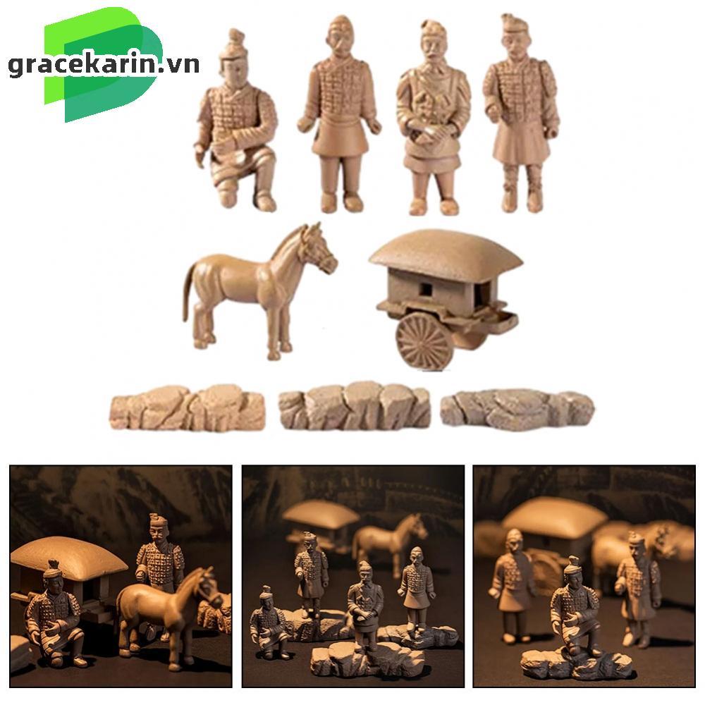 Ancient Statue Mini Ancient Statues Miniatures Moss Microlandscape Pcs
