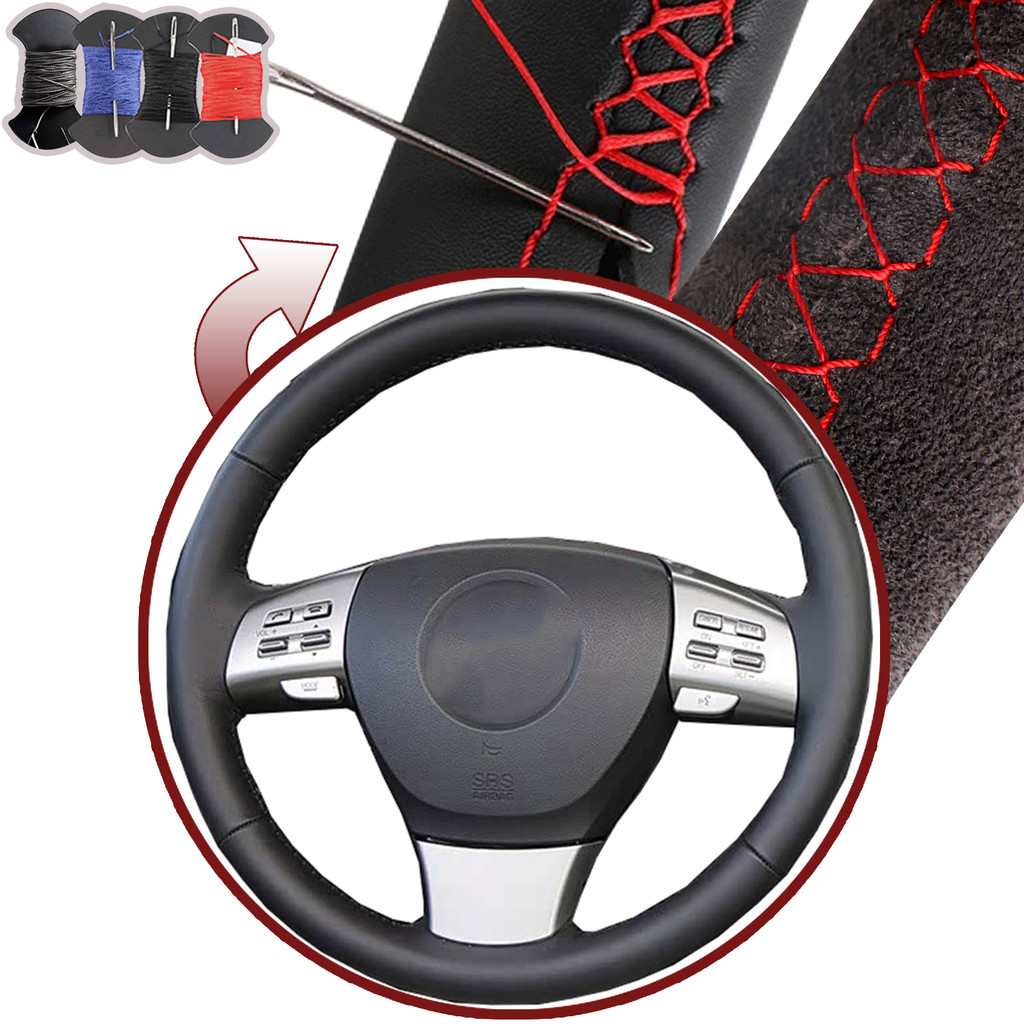 Vỏ bọc vô lăng ô tô và da lộn cao cấp cho Mazda 6 (US) 2009-2010 Mazda 8 2011-2015 CX-9 CX9 2007 200