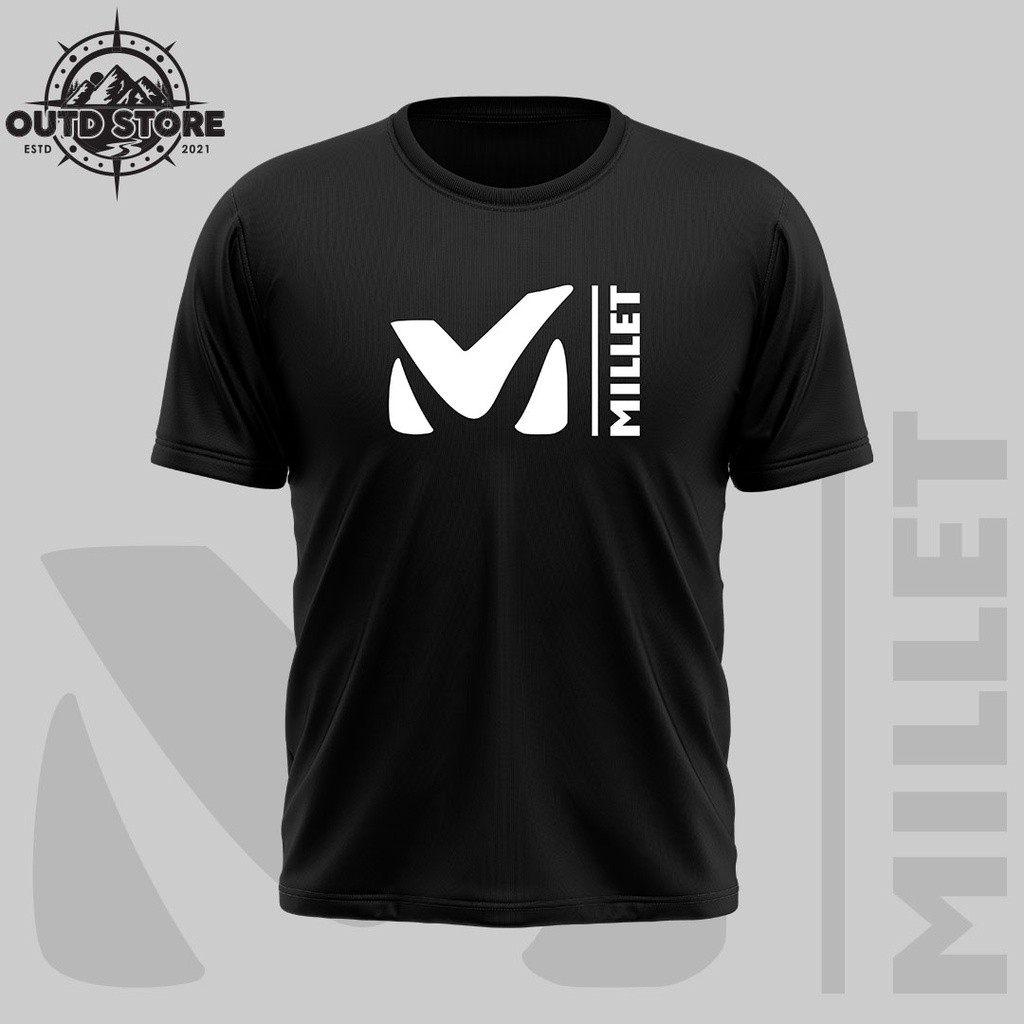 057 Vb Millet Áo thun Baju Millet (Áo thun sợi nhỏ) Áo thun ngoài trời Áo thun đi bộ đường dài