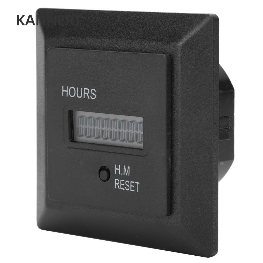 Đồng hồ đo giờ hiển thị kỹ thuật số KANNERT, Hẹn giờ giờ giờ AC 100-240V HM-1R, Dụng cụ hẹn giờ 0 đế
