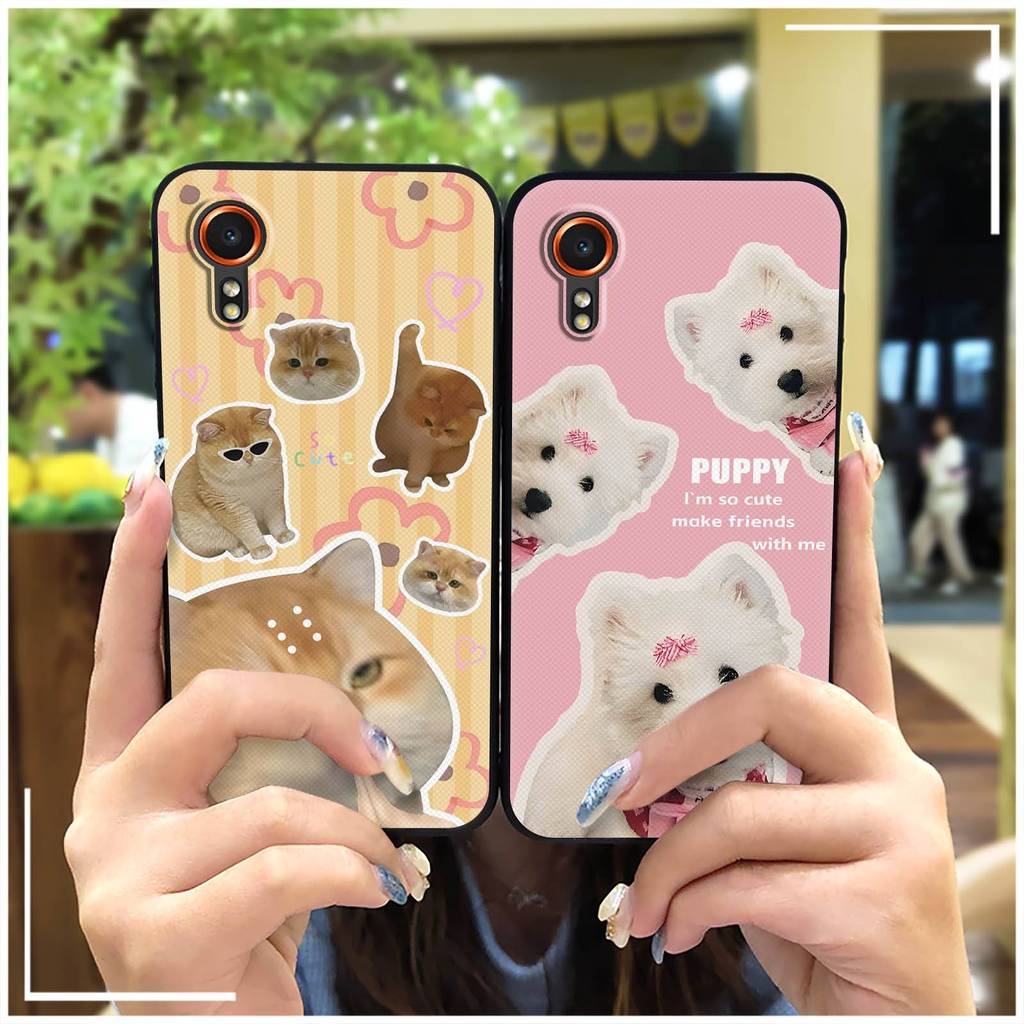 Bọc Toàn Bộ Vỏ Điện Thoại Bền Cho Samsung Galaxy XCover7 / SM-G556B TPU Mềm Ốp Lưng Graffiti Chống S
