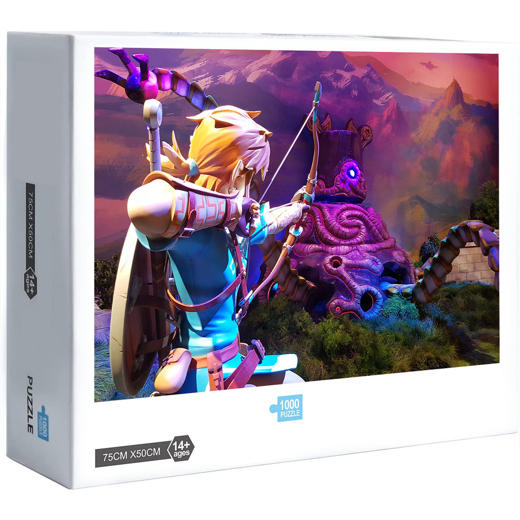 Guardian Stalker Link The Legend of Zelda Breath of the Wild Ghép Hình 300 500 1000 Miếng Trò Chơi T