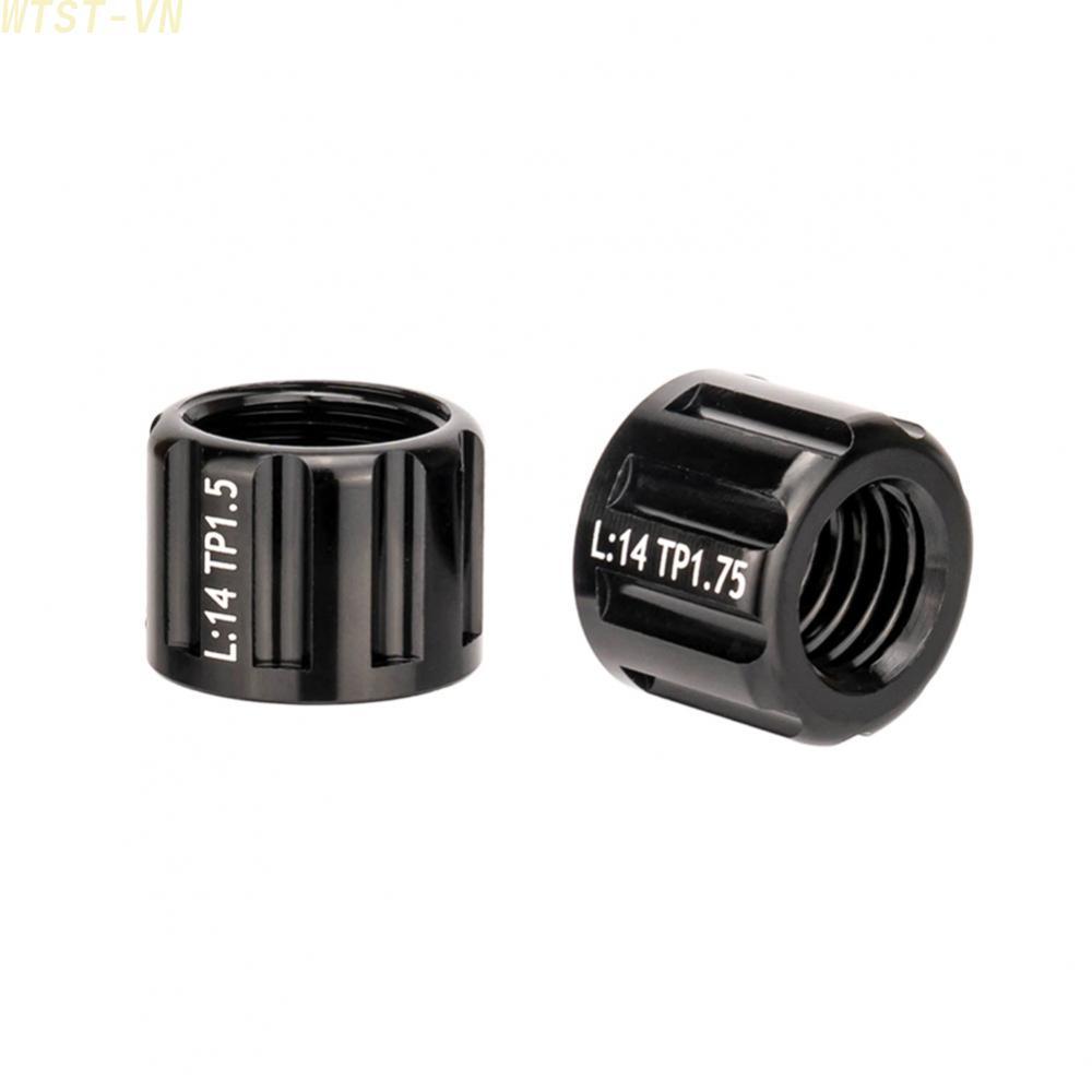 Bicycle Thru Axle Nut Accessories Bicycle Black High Quality Hubs Shaft Cap