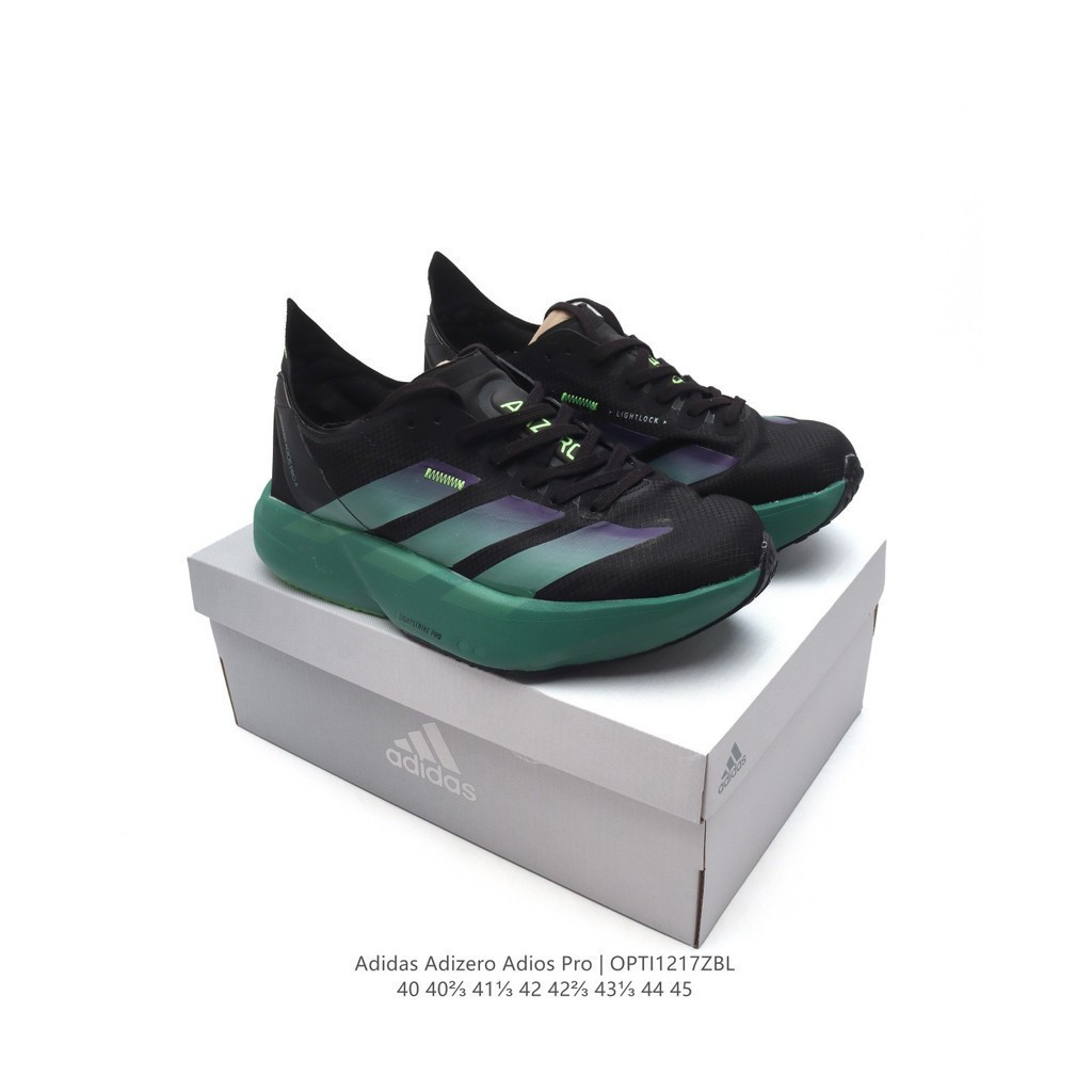 Adizero ADIOS PRO 4 Giày chạy bộ cột Carbon siêu nhẹ Adidas Giày chạy bộ thể thao tăng độ dày