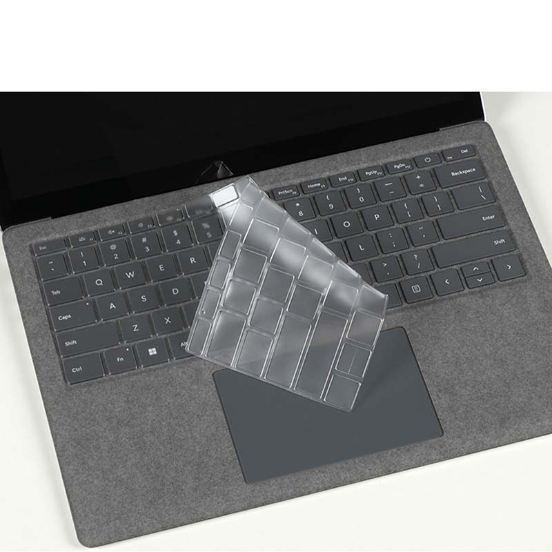 Miếng dán bảo vệ bàn phím silicon mềm cho Microsoft Surface Pro 13 12 10 4 5 6 7 8 9 X Go 2 3 Book 1