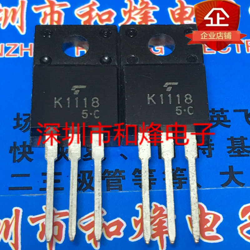 10 Mảnh 2SK1118 K1118 TO-220F 600V 6A Bộ ba đài phát thanh