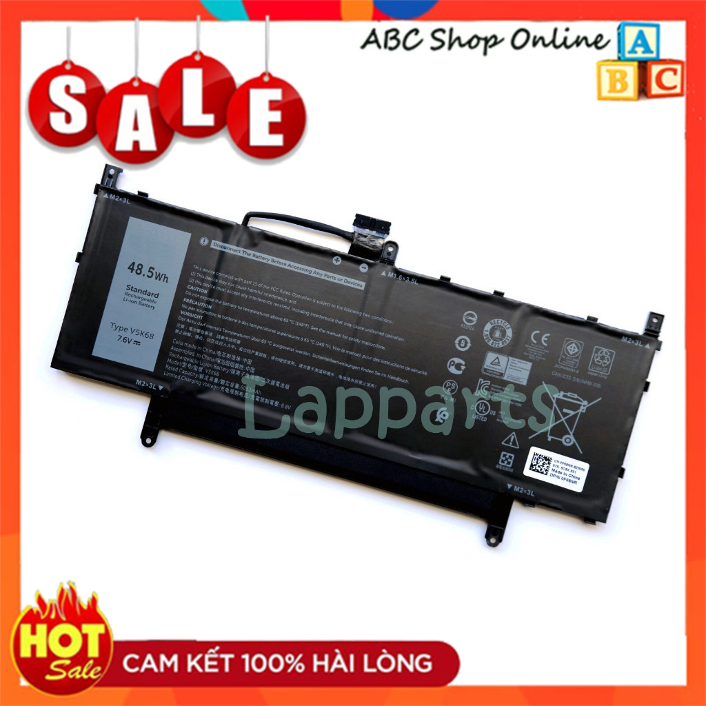 Pin Dell Latitude 15 9510 9520 2-in-1 8NFC7 F68NR HYMNG N2NLL N7HT0 N7HTO TVKGH V5K68