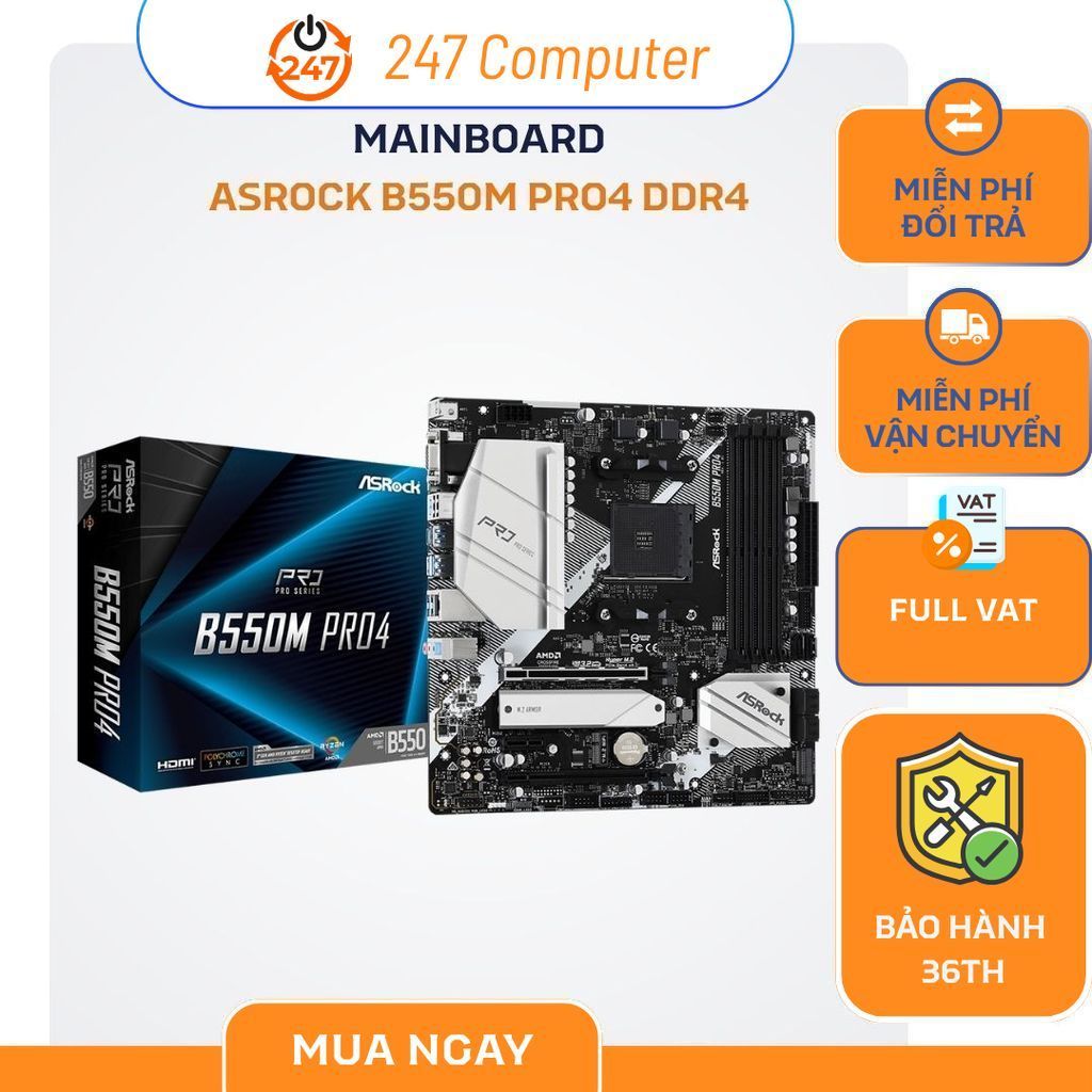Mainboard ASRock B550M Pro4 DDR4