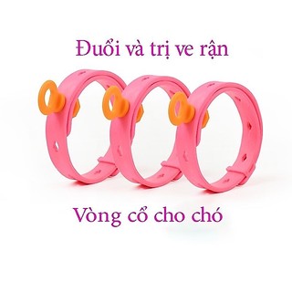 VÒNG CỔ TRỊ VE RẬN CHO CHÓ MÈO