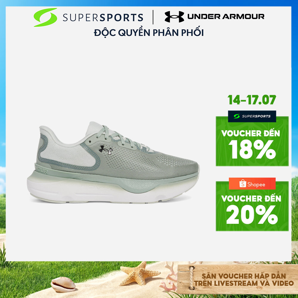 Giày Chạy Bộ Nam Under Armour Infinite Pro 2 - Đen/Xám - Size US 7-12.5