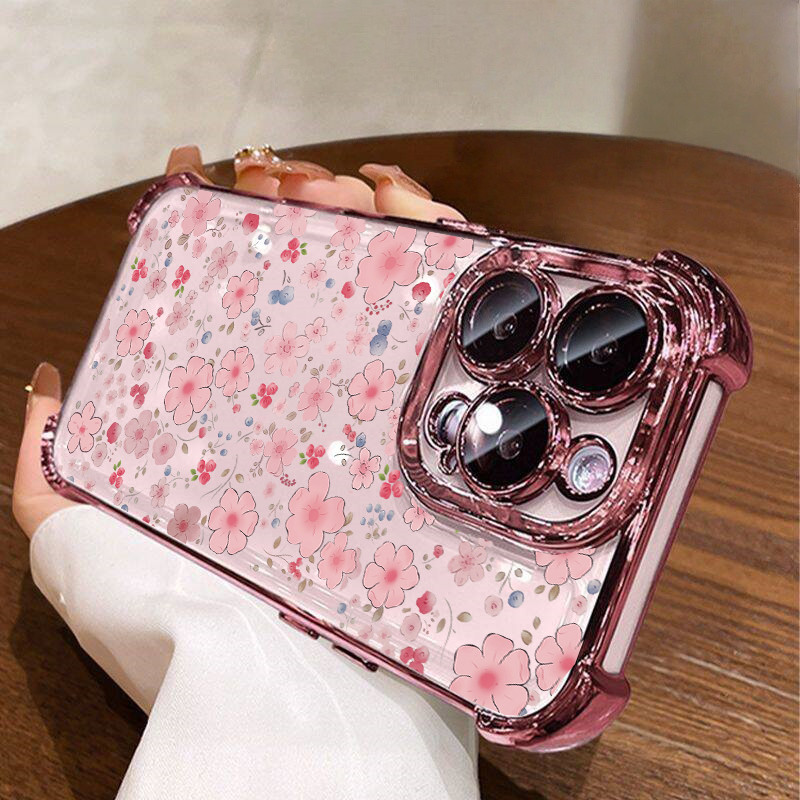 Ốp Lưng Lá Hoa Hồng Cho OPPO Realme C100 i C100 Note 80 C83 C55 C53 C85 C65 C75 C71 C51 C31 C30 C30S