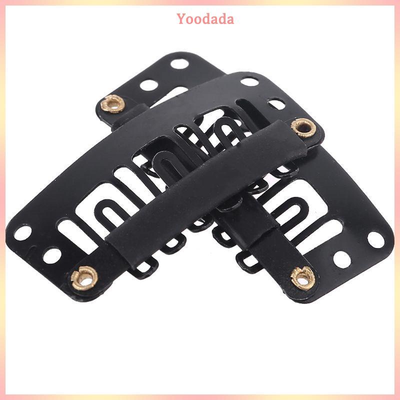 YOO 10 Chiếc 32 Mm Hình Chữ U Kẹp Tóc Kim Loại Cho Phần Mở Rộng Tóc Sợi Ngang Kẹp Tóc Giả