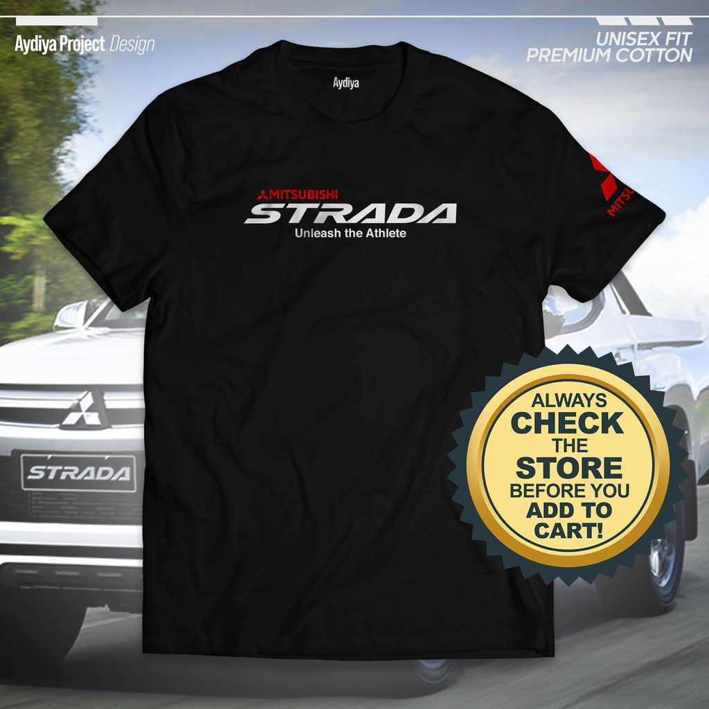 Áo thun đơn giản Mitsubishi Strada