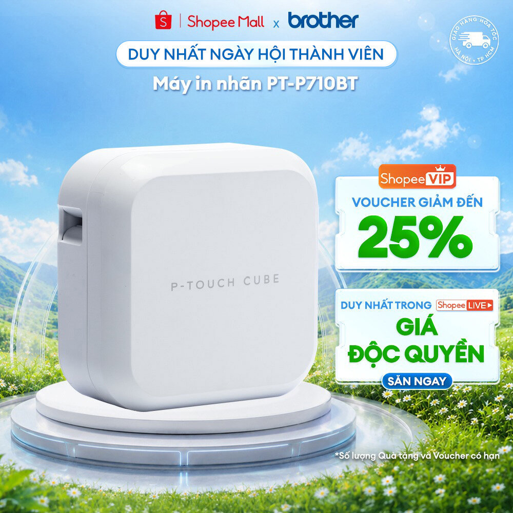 Máy in nhãn Brother PT-P710BT