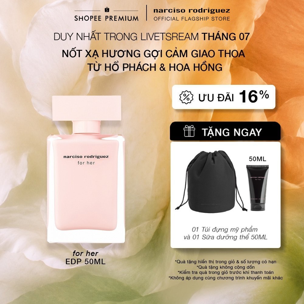 [HANNAH] Nước Hoa nữ Narciso Rodriguez For Her EDP 50ml