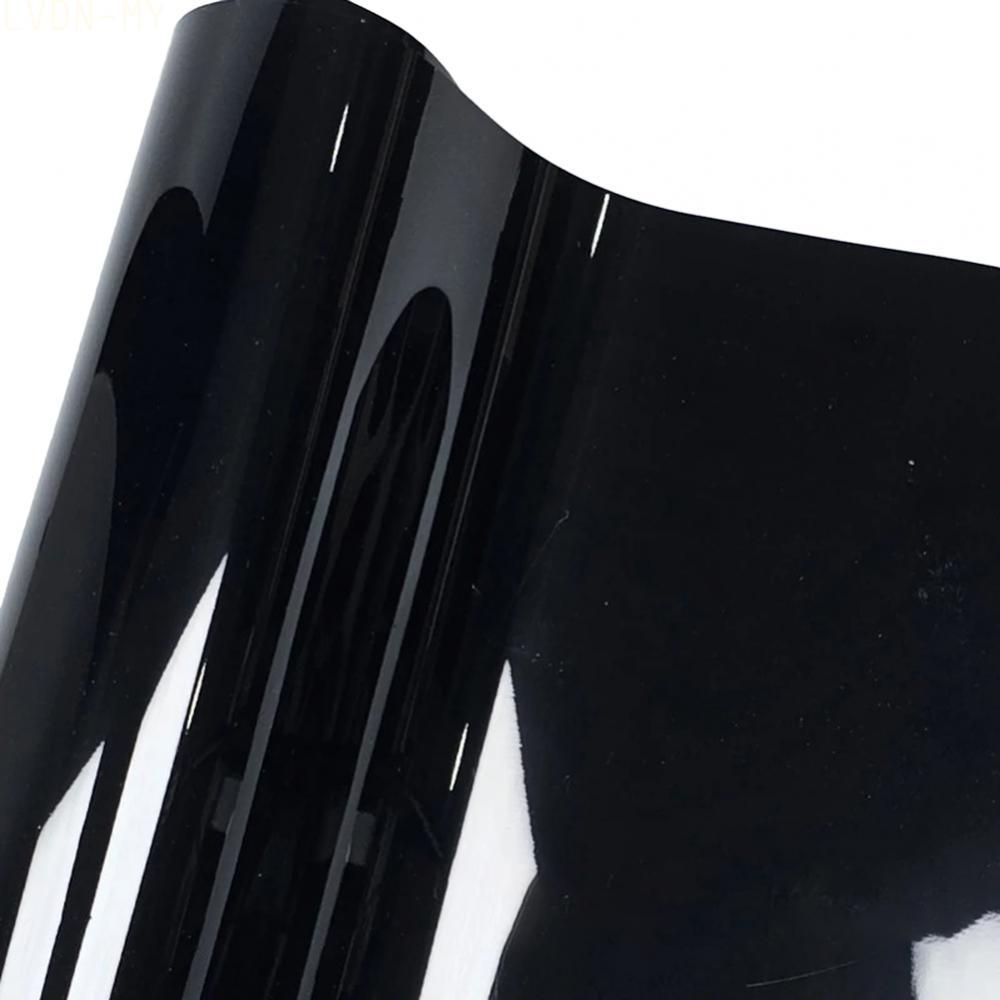 PET Vinyl Film Wrap Gloss Black Bubble Air Release 30x300CM DIY Car Wrap