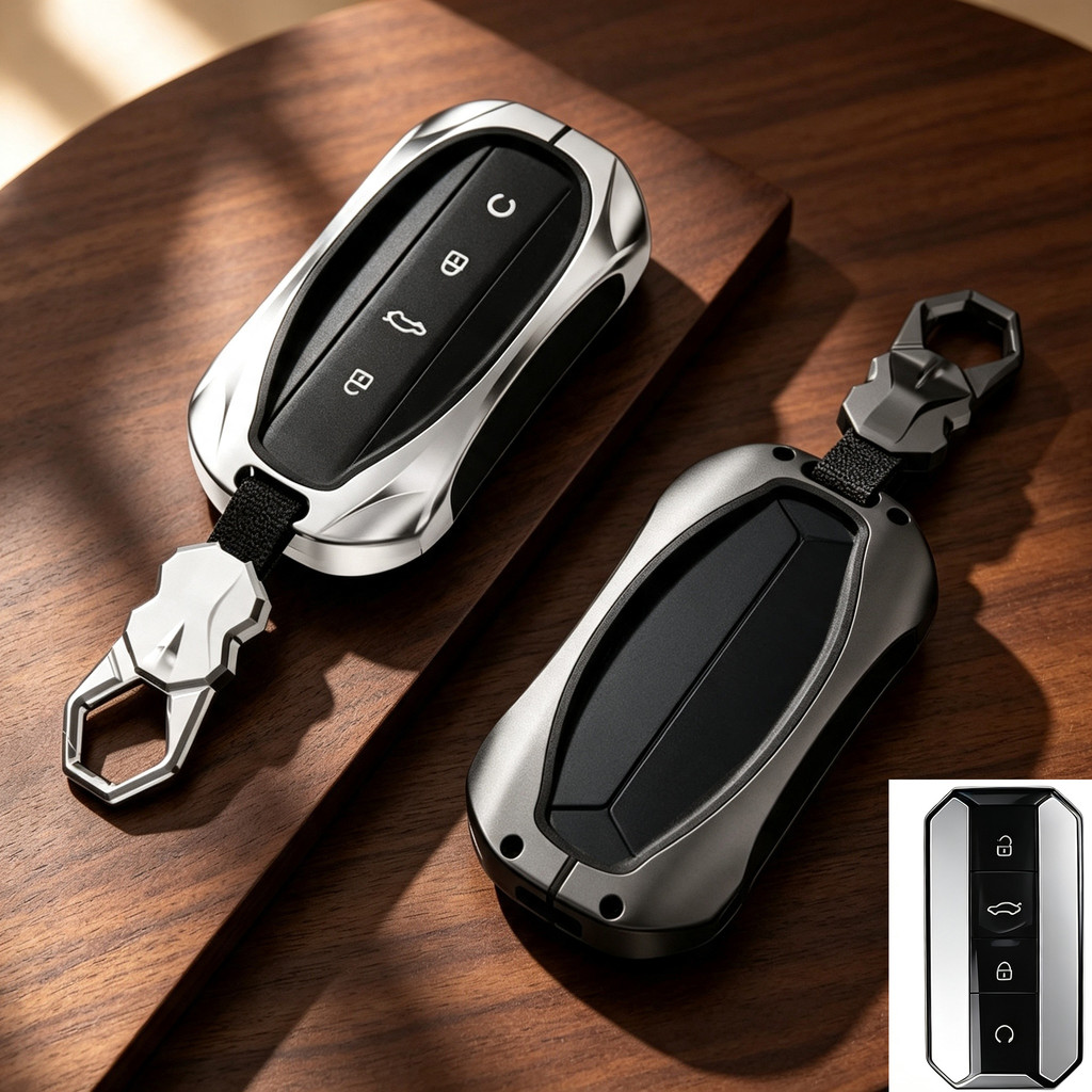 Ô Tô Tự Động Chìa Khóa Vỏ Từ Xa Fob Phụ Kiện Dành Cho Chery Omoda Jaecoo 7 J5 Lucano Oupengda