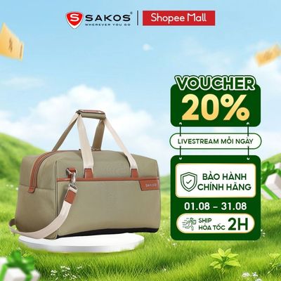 Túi Xách Du Lịch Thời Trang Cao Cấp SAKOS TREK Rộng Rãi Bền Bỉ Phù Hợp Đi Du Lịch