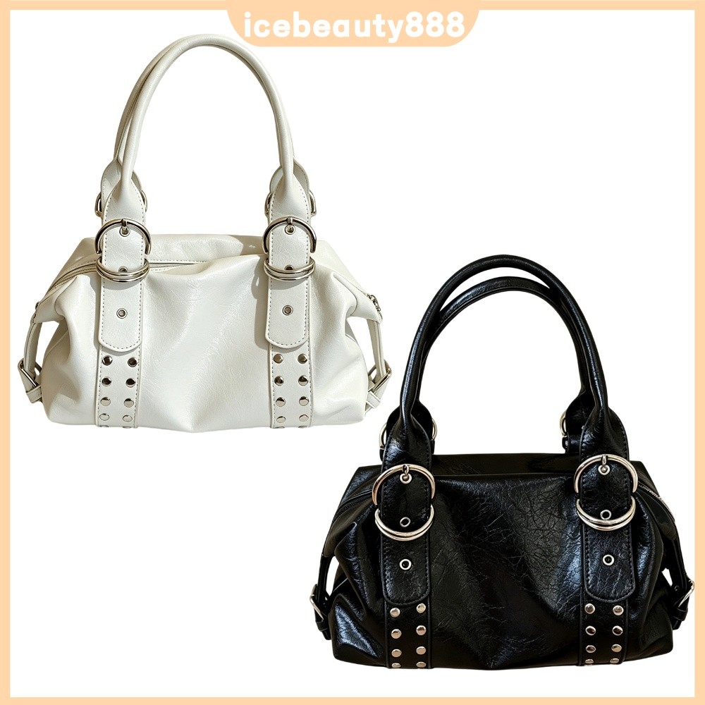 Túi xách nữ đeo vai bằng da PU có khóa kéo Túi đeo nách [icebeauty888.vn]