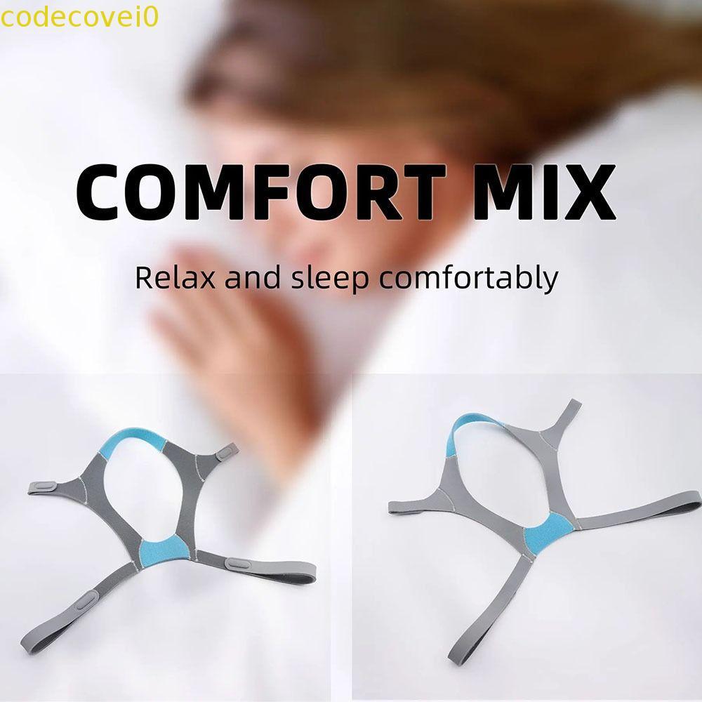 Băng đô CODECOVEI CPAP, Băng đô thay thế có thể điều chỉnh hai lớp N20, Bọt biển tổng hợp bền bỉ Mặt