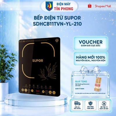 Bếp Điện Từ Supor SDHCB11TVN-YL-210 - Công suất 2100W -9 Chức năng nấu - Chính hãng - Bảo hành 1 năm
