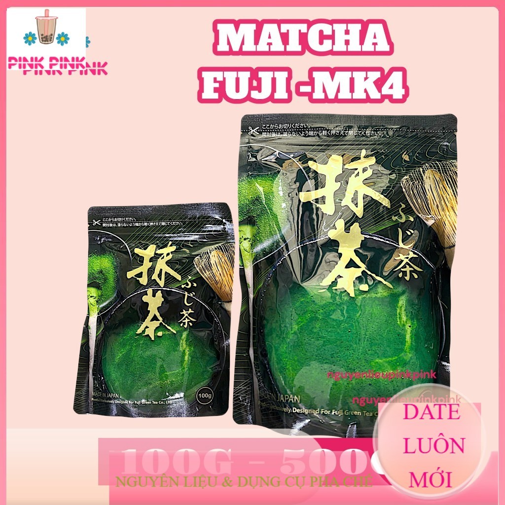 [ GÓI 100G - 500G ] Matcha FUJI MK4 Nhật Bản Vụ Xuân