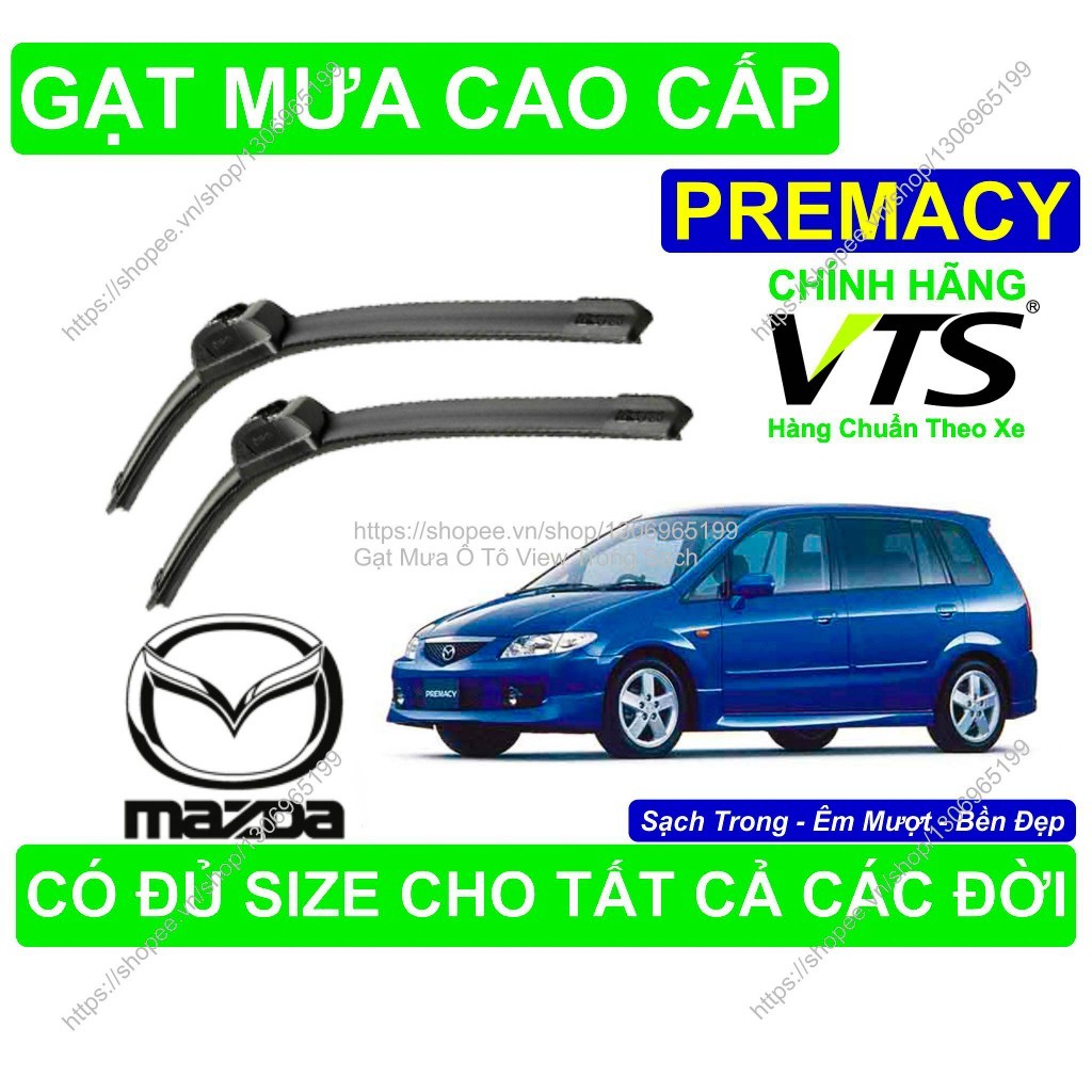 Gạt Mưa Silicon Nano Kính Lái Mazda Premacy, Cặp Gạt Mưa K.ính Lái Mazda Premacy, Có Đủ Size C.ho Cá