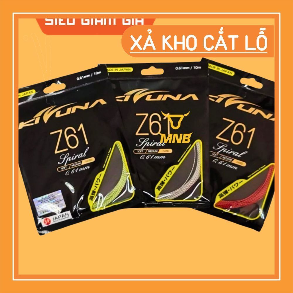 Dây Cước, Lưới Căng, Đan Vợt Kizuna Z61, Z65, Z69 Z69ti, Z63 Hàng Chính Hãng. Bg65, bg65ti, 66utimax
