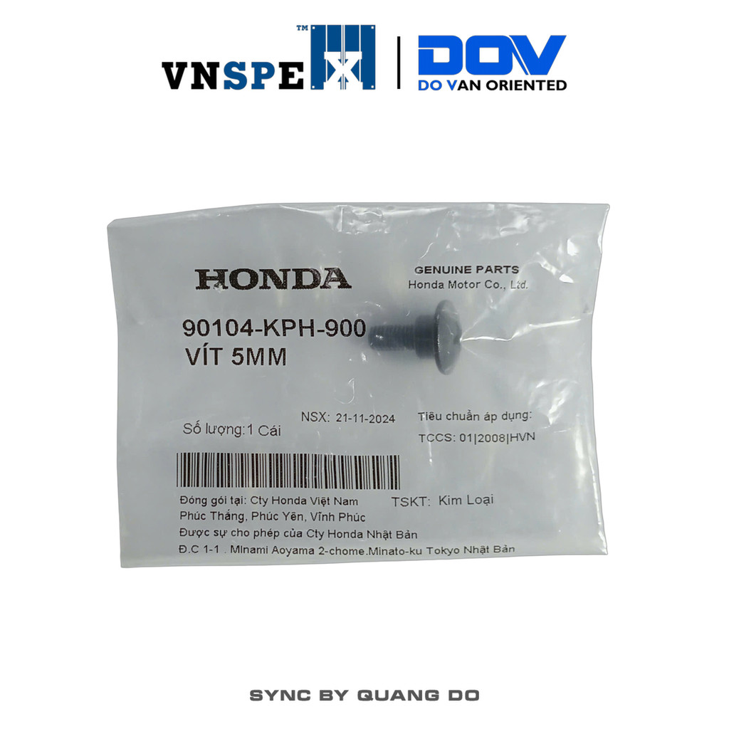 Vít 5Mm HONDA Air Blade, Future, Wave - 90104KPH900