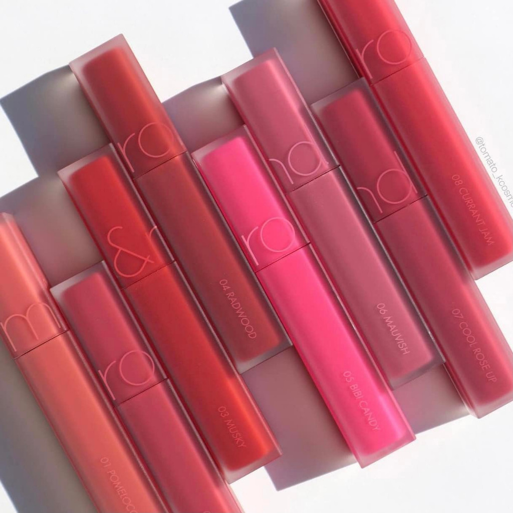 [Màu 1-18]Son tint Blur Romand See Through Matte Tint TCN