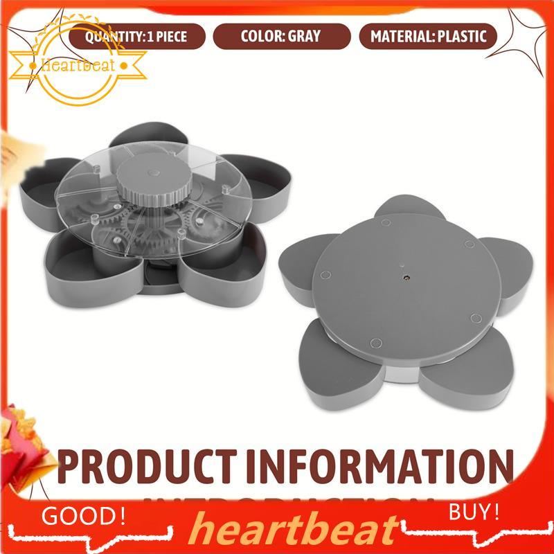Khay phục vụ chia rẽ quay - Hoàn hảo cho đồ ăn nhẹ, đồ nhúng & món khai vị tiệc, Hộp đựng đồ ăn nhẹ 